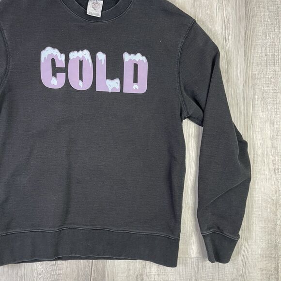 Ice Cream Billionaire Boys Club BBC Cold Crewneck Black Sweatshirt Mens Medium V - Picture 3 of 9